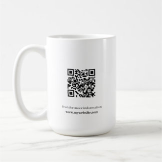 Taza De Café Café Mug con código QR