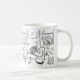 Taza De Café Café Mug con Ilustracion veterinario