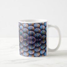 Café Mug con imagen futurista de Honeycomb