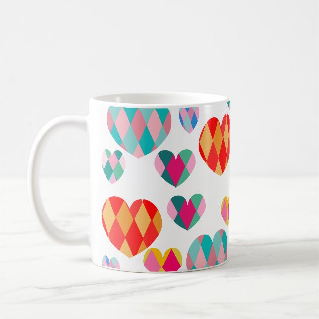 Taza De Café Café Mug de Art Deco Valentine (Izquierda)