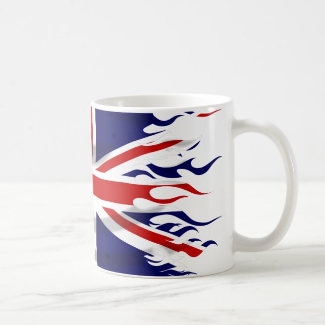 Taza De Café Café Mug de la bandera británica (Derecha)