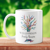 Café Mug de la Reunión Familiar de Árboles Familia