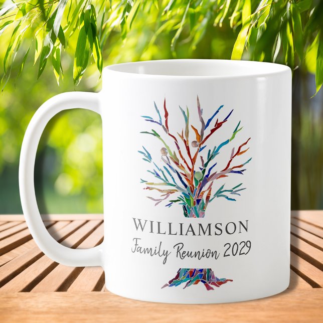 Taza De Café Café Mug de la Reunión Familiar de Árboles Familia (Subido por el creador)