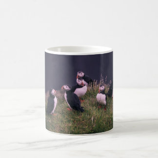 Taza De Café Café Mug de los Puffins del Atlántico
