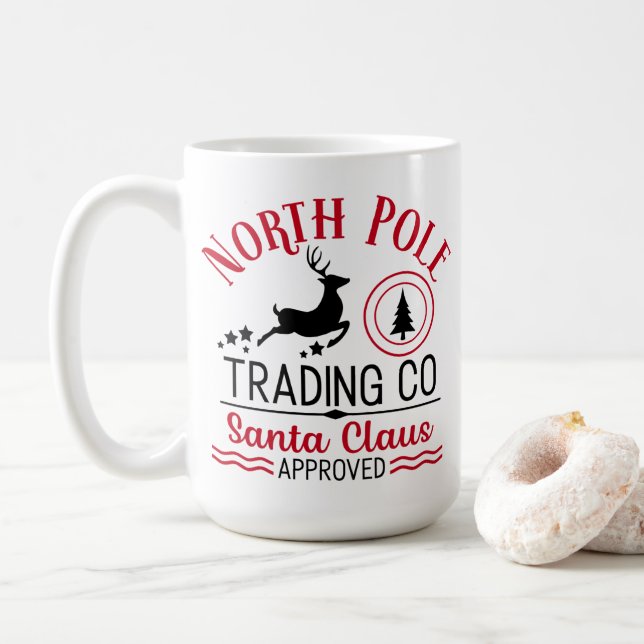 Taza De Café Café Mug del Polo Norte (Con donut)