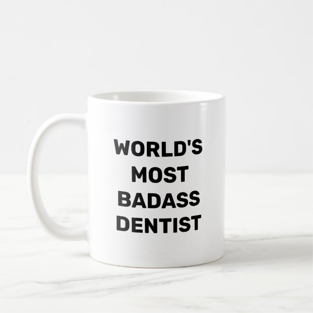 Taza De Café Café Mug, el dentista más malo del mundo (Izquierda)