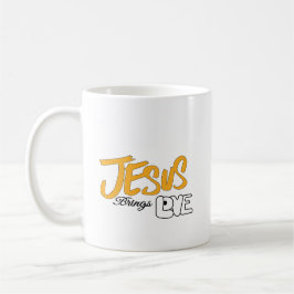 Taza De Café Café Mug "Jesús trae amor"