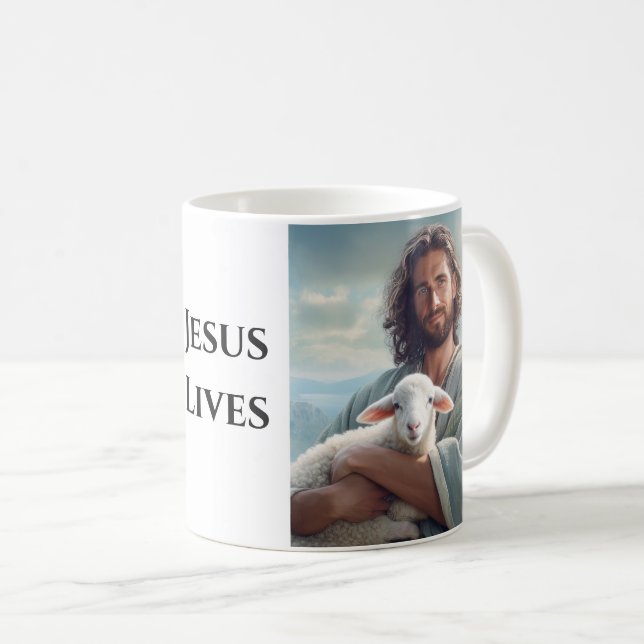 Taza De Café Café Mug Jesus Vive (Anverso derecho)
