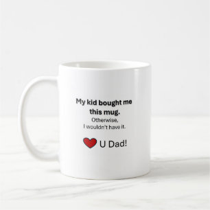 Taza De Café Café Mug para papá.