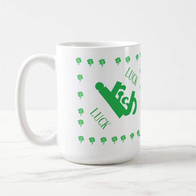 Taza De Café Café Mug: Suerte de los irlandeses (Izquierda)