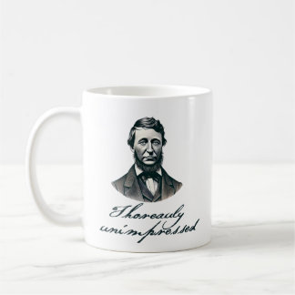 Taza De Café Café Mug "Thoreauly Unimpresionate"