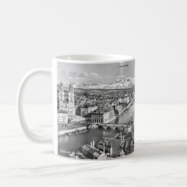 Taza De Café Café Mug - Zurich, Suiza (Izquierda)