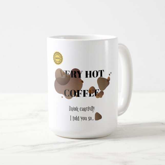 Taza De Café Café Muy Caliente (Anverso derecho)