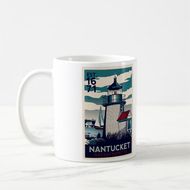 Taza De Café Café Nantucket - Tamaño 11 oz (Izquierda)
