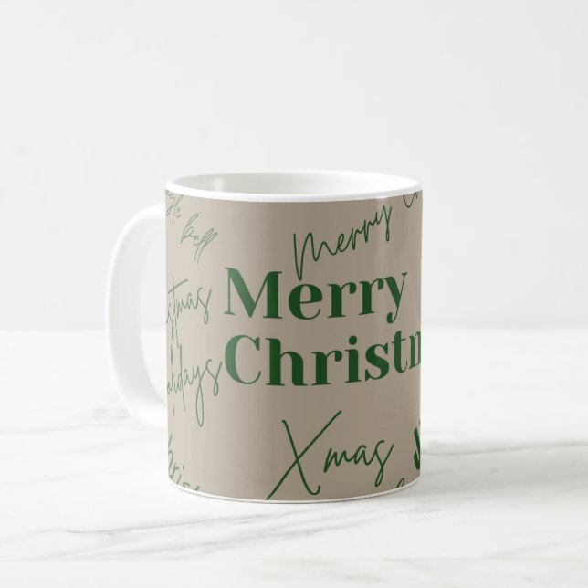 Taza De Café Café navideño (Anverso izquierdo)
