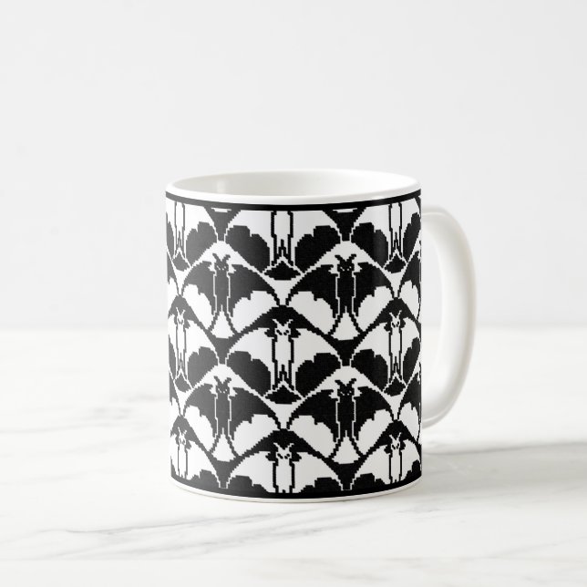 Taza De Café Café negro y blanco (Anverso derecho)