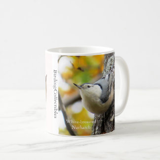 Taza De Café Café nuthatch con pechos blancos