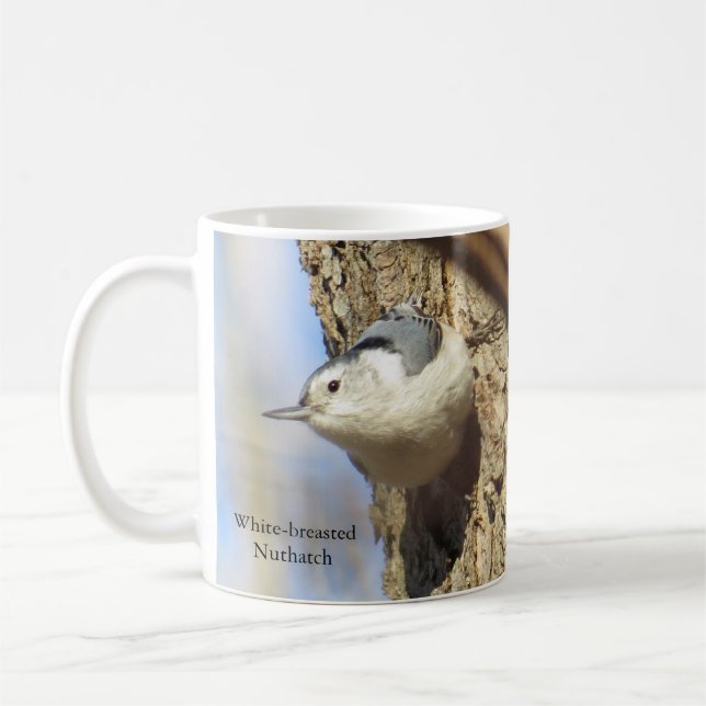 Taza De Café Café Nuthatch Mug de BirdingCollectibles (Izquierda)