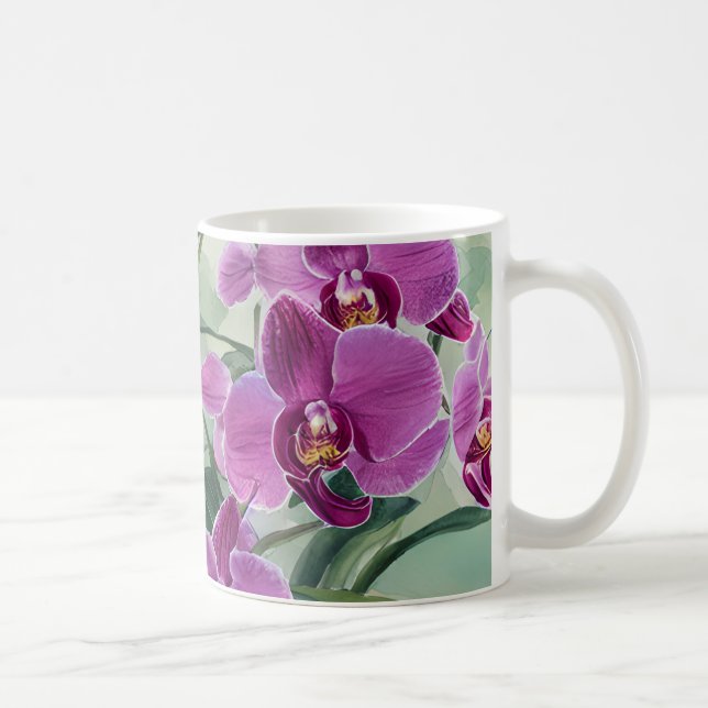 Taza De Café Café Orquídea Mug (Derecha)