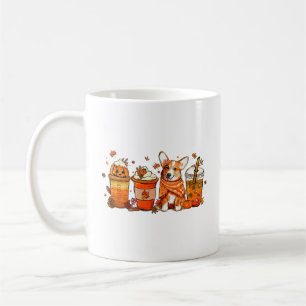 Taza De Café Café otoño con amantes de latte de especias de cal