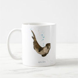Taza De Café Café Otter con nombre latino