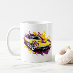 Taza De Café Café para automóvil muscular Mug