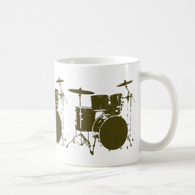 Taza De Café café para el baterista (Derecha)
