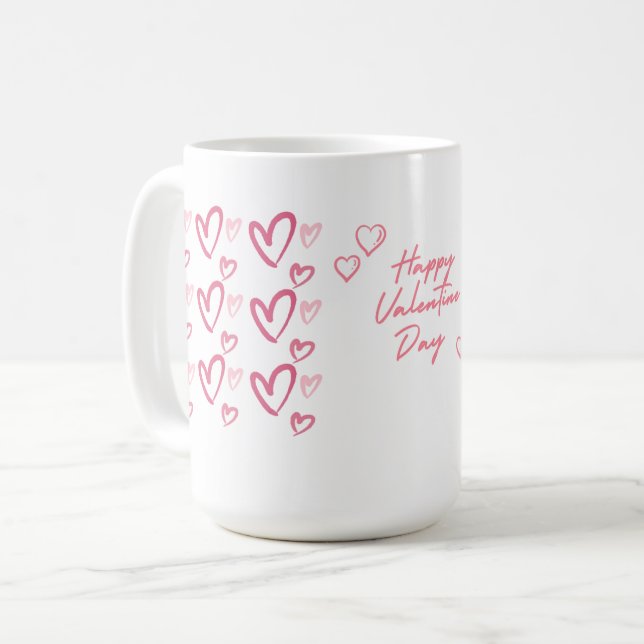 Taza De Café Café para San Valentín personalizado (Anverso izquierdo)