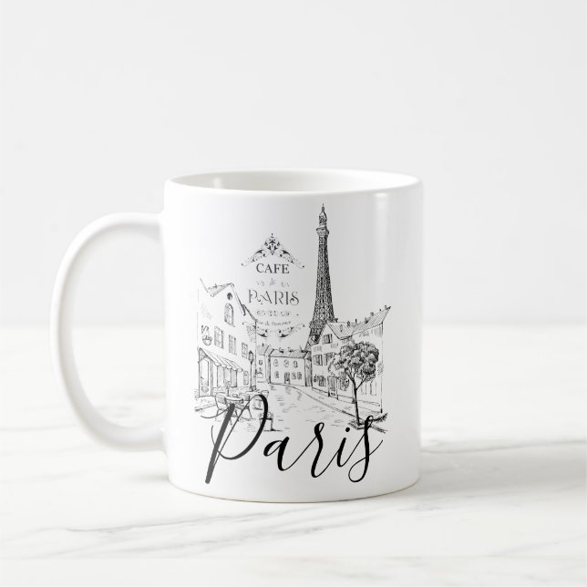 Taza De Café Cafe Paris (Izquierda)