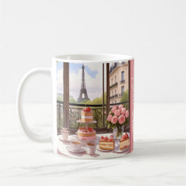 Taza De Café Cafe Paris Patisserie Dessert Cake Shop