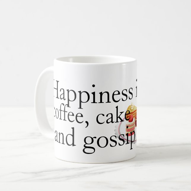 Taza De Café Café, pastel y sopa: Momentos de felicidad (Anverso izquierdo)