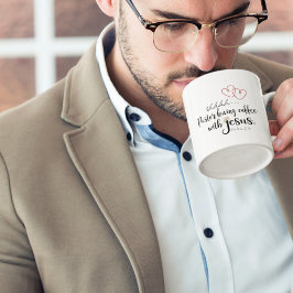 Taza De Café CAFÉ PASTOR CON JESÚS Christian Quiet Time