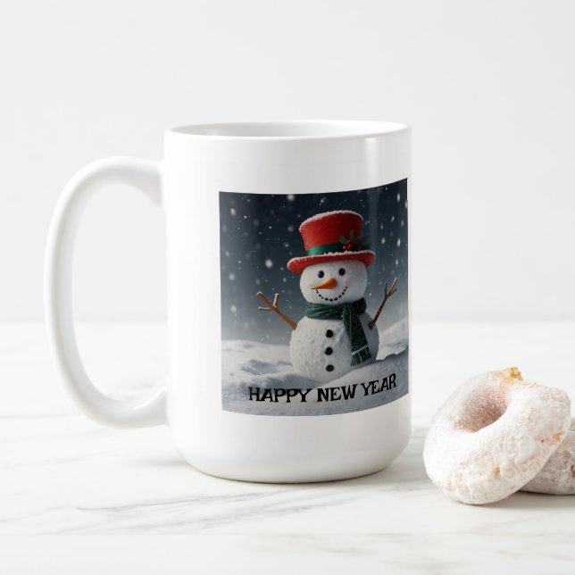 Taza De Café Café personalizado con diseño moderno (Con donut)