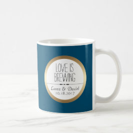 Taza De Café Café Personalizado de Novia y Groom