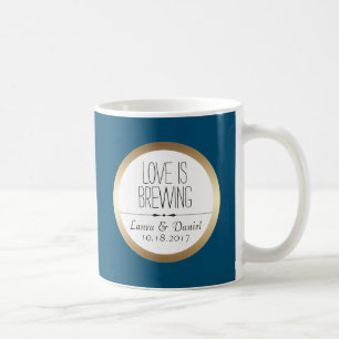 Taza De Café Café Personalizado de Novia y Groom