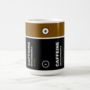 Taza De Café Café personalizado negro marrón recargable