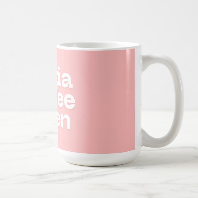 Taza De Café Café personalizado: regalo de nombre personalizado (Derecha)