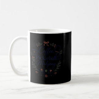 Taza De Café Café Pickleball Juego de Mahjong Mahj