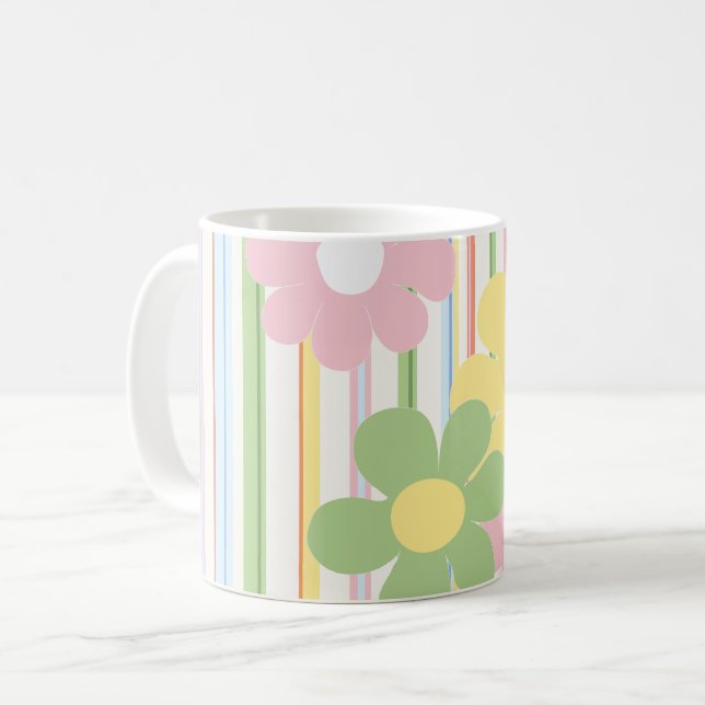 Taza De Café Café "Picnic Floral Mommy's Sippy Cup" (Anverso izquierdo)