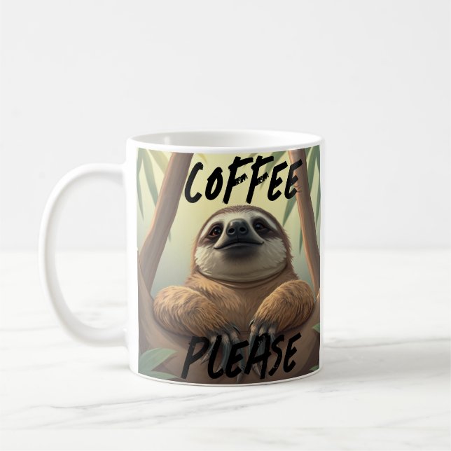 Taza De Café Café Por Favor Mug (Izquierda)