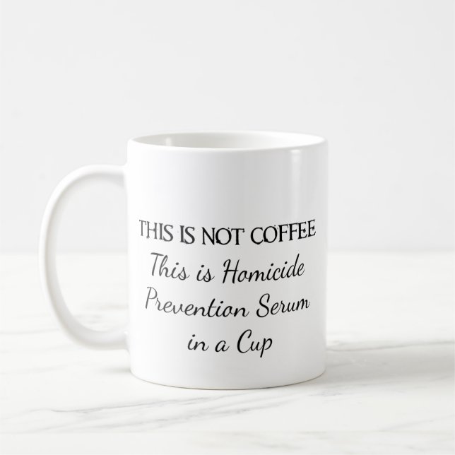 Taza De Café Café - prevención del homicidio (Izquierda)
