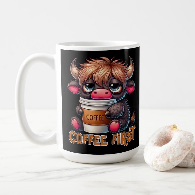 Taza De Café Café Primero  (Con donut)