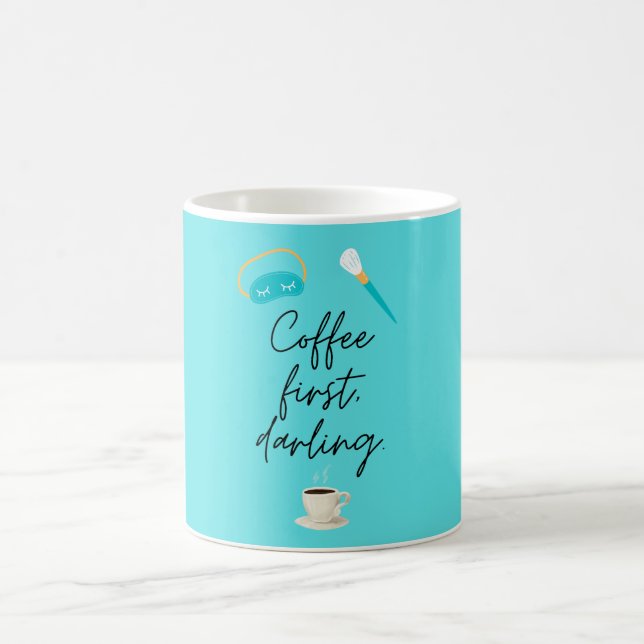 Taza De Café Café primero Darling Mug (Centro)
