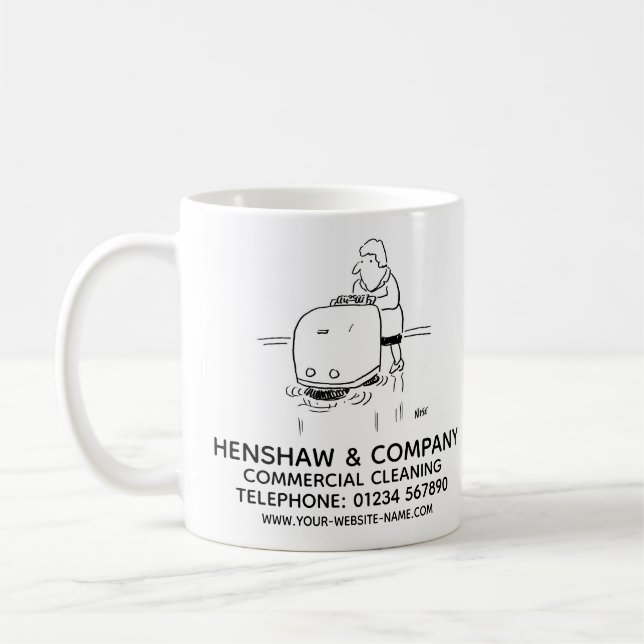 Taza De Café Café promocional para limpiadores comerciales (Izquierda)