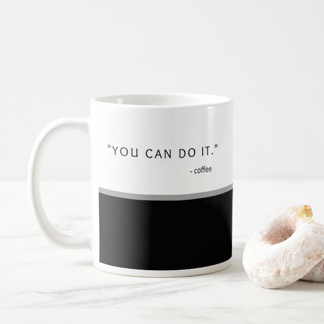 Taza De Café Café - Puedes Hacerlo Café Mug (Con donut)