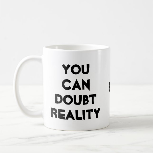 Taza De Café Café, realidad y chiste de dudas (Izquierda)
