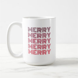 Taza De Café Café Retro Merry Christmas Mug