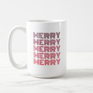 Taza De Café Café Retro Merry Christmas Mug