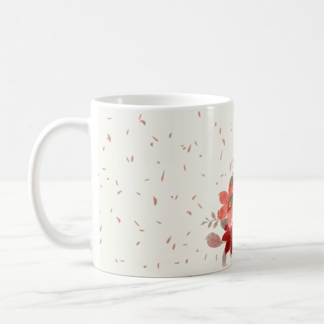 Taza De Café Café Rojo (Izquierda)