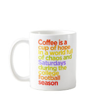 Café Sábado de fútbol universitario